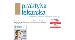 Desktop Screenshot of praktykalekarska.com