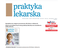 Tablet Screenshot of praktykalekarska.com